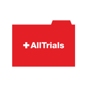 Logo for the AllTrials campaign.